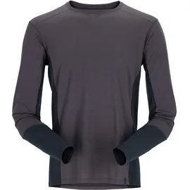 Rab Syncrino Base LS Tee Grau XL