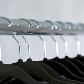 KESPER Kleiderbügel 25tlg. schwarz Kunststoff | Schwarz