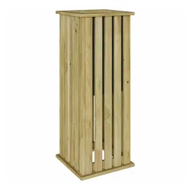 vidaXL Pflanzkästen 33 x 33 x 85 cm Braun