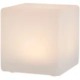 Expo Börse Solarleuchte Kunststoff L 20x20x21 cm 1er Set weiß