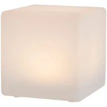 Expo Börse Solarleuchte Kunststoff L 20x20x21 cm 1er Set weiß