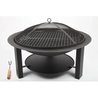 point-garden Feuerschale 73cm Gartengrill Grill Gußeisen massiv NEU