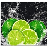 Artland Küchenrückwand »Limone mit Spritzwasser«, (1 tlg.), grün
