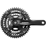 Shimano FC-TY501 Vierkant 6/7/8-fach Kurbelgarnitur, schwarz, 170 mm