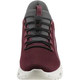 Rieker Slip-On Sneaker grau/rot 38
