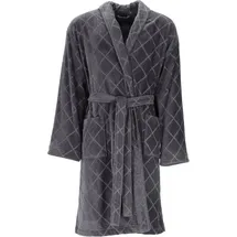 VOSSEN Herren-Bademantel Barron graphit XXL 60/62