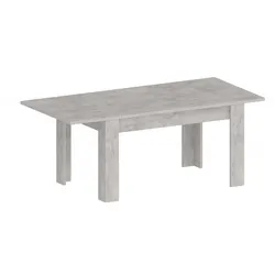 Esstisch INOSIGN "JESI", silber (silber beton matt, silber beton matt, silber beton matt), B:140cm H:75cm T:90cm, Tische