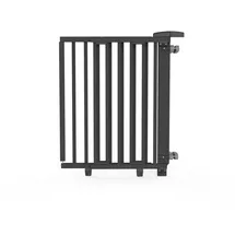 Geuther Treppenschutzgitter Oris 67-95 cm Schwarz