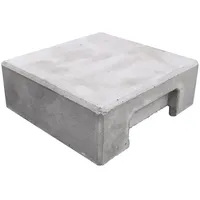 Beckers Betonzaun Zwischenpfostenkappe Klassik Flach 14 cm x 14 cm x 5 cm