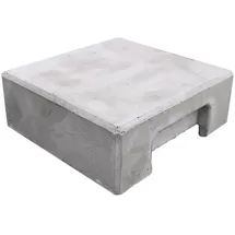 Beckers Betonzaun Zwischenpfostenkappe Klassik Flach 14 cm x 14 cm x 5 cm