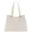 Shopper Kunstleder Beige