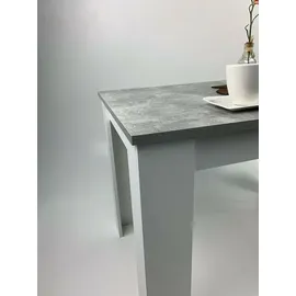 schömig 24/7 ® Esstisch 110 x 74,5 x 70 cm grau/weiß