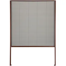 hecht International Insektenschutz Dachfenster Plissee 110 x 160 cm Braun