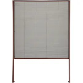 hecht International Insektenschutz Dachfenster Plissee 110 x 160 cm Braun