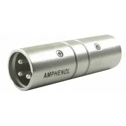 Amphenol AC3M5FW, XLR 3P, XLR 5P, Metallisch