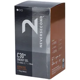 neversecond Energiegel Espresso 60 ml