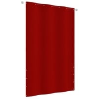 vidaXL Balkon-Sichtschutz Rot 140x240 cm Oxford-Gewebe