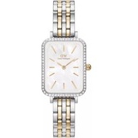 Daniel Wellington Uhr - Quadro 20x26 Bezel  5-link White MOP TT G/S - Gr. unisize - in Mehrfarbig - für Damen