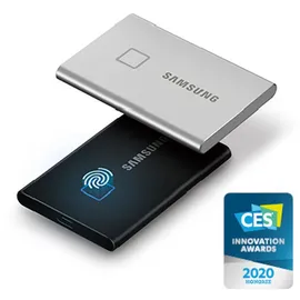 Samsung Portable T7 Touch 2 TB USB 3.2 silber