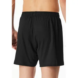 SCHIESSER Boxershorts unifarben schwarz M 2er Pack