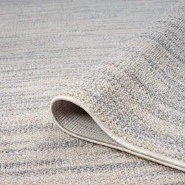 Carpet City "CLASICO 0052", grau, - 160x230 cm - Einfarbig, Meliert - Fransen-Teppiche Modern, Boho, Fransen, Wohnzimmer