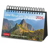 Harenberg Eine Reise um die Welt Premiumkalender 2026 - 365 faszinierende Fotografien: Tages-Tischkalender zum Umklappen, mit faszinierenden Aufnahmen aus aller ... 2026 (Tischkalender Harenberg)