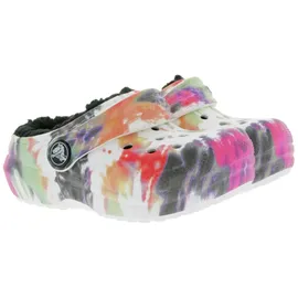 Crocs Classic Lined Tie-Dye Clog Mehrfarbig 22