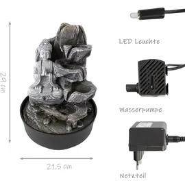 Lemodo Zimmerbrunnen Buddha (Motiv Anjali-Mudra)