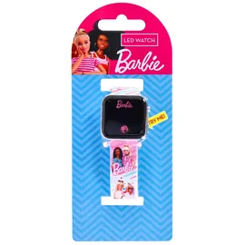 Accutime Barbie 38 mm Digitalgehäuse rosa Armband Uhr