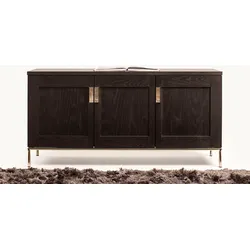 Sideboard WOODMAN "Parlan", braun (dunkelbraun), B:150cm H:75cm T:44cm, Sideboards, Kommode, Soft-Close, Breite 150 cm