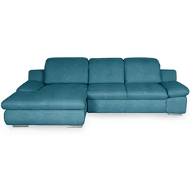 Roller Ecksofa - grau-braun - Liegefunktion