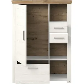 Set One by Musterring Highboard York Dekor Pino-Aurelio / Eiche Artisan