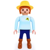 LECHUZA Dekofigur Playmobil® Gärtnerin Hase 62,5 cm