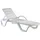 CLP Havana Sonnenliege 187 x 54 x 30 cm weiß 4 Stück
