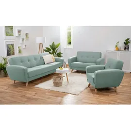 Max Winzer Sessel Jerry Flachgewebe 83 x 85 x 0 cm Türkis/Petrol