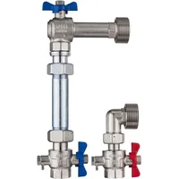 Kermi WMZ-Einbauset 1" AG x 3/4" IG V 1