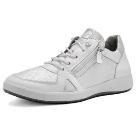 ARA Roma Damen Weite H Silber/Weiß 37,5