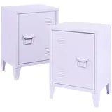 [en.casa] Nachtschrank Inari 57 x 40 x 30 cm Lila