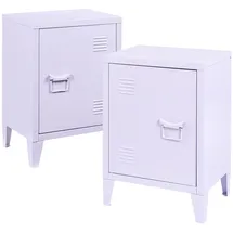 [en.casa] Nachtschrank Inari 57 x 40 x 30 cm Lila