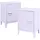 [en.casa] Nachtschrank Inari 57 x 40 x 30 cm Lila