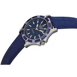 Swiss Alpine Military Leder 42 mm 7022