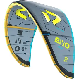 Duotone Evo D/LAB Kite 9,0 m2 dark-grey/lime
