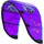 Duotone Rebel SLS Kite 8,0 m2 purple/green