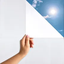 Marapon Fensterfolie Blickdicht in Weiß 1,18x20 m statisch haftende Milchglasfolie Sichtschutzfolie Fenster Blickdicht von aussen für Privatsphäre milchglasfolie selbstklebend Fenster und UV-Schutz