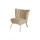 Max Winzer Sessel Alessandro Samtvelours 70 x 80 x 66 cm Sand