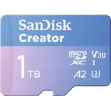 SanDisk Creator Adapter mit microSDTM UHS-I-Karte, Micro-SDXC Speicherkarte, 1 TB, 190 MB/s