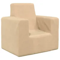 vidaXL Kindersofa vidaXL Creme weich Plüsch