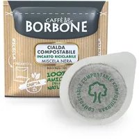 Kompostierbare Kaffeepads Schwarze Kaffeemischung - 100 Pads - Kompatibel mit...