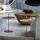casa.pro Calimera Beistelltisch Ø 38 x 56,5 cm Braun/Champagne