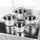 Husla Blossom Topf-Set 8-tlg. Edelstahl